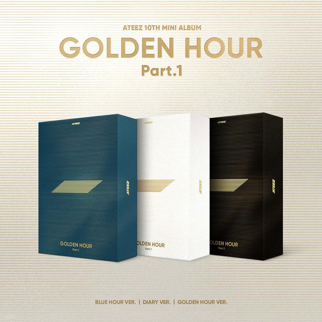 [Pre-Order] ATEEZ - 10th Mini "GOLDEN HOUR : Part.1" [Random / Set]