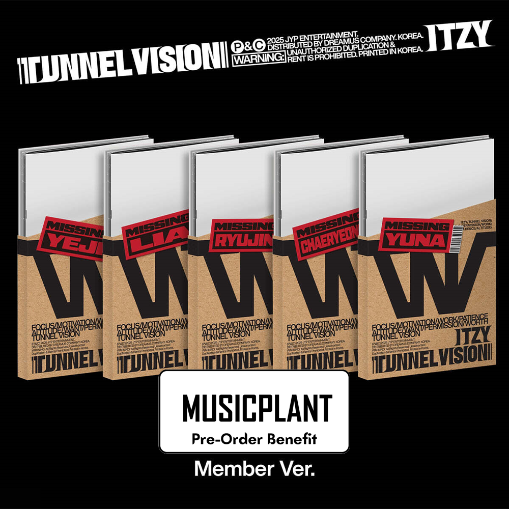 **[Pre-Order] ITZY - "TUNNEL VISION" + Pre-Order Benefit  (Choose Version) (Member Ver.)