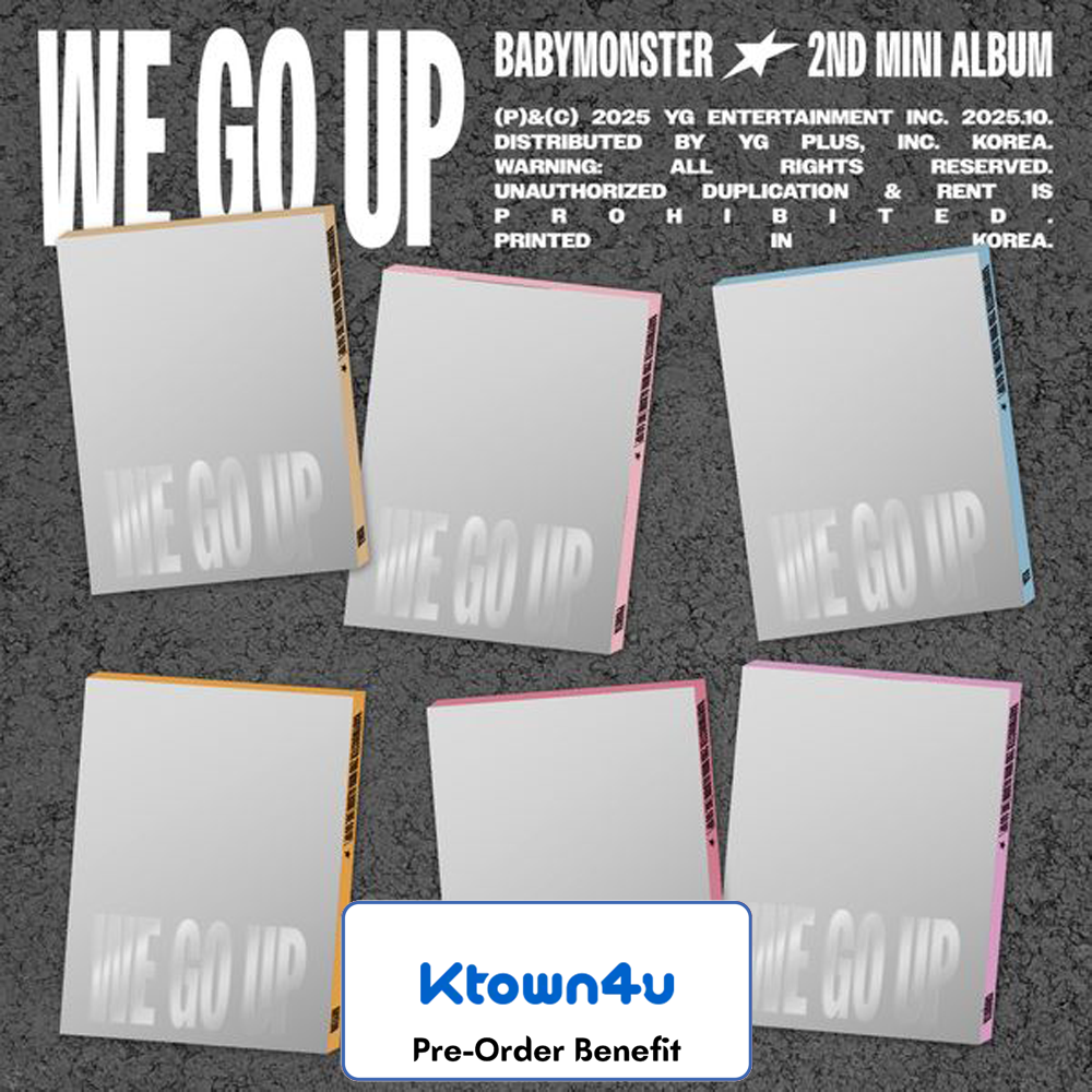 [Pre-Order] BABYMONSTER  -2nd MINI ALBUM [WE GO UP] +Pre-Order Benefit (PATTERN Ver. OPTION) (2)