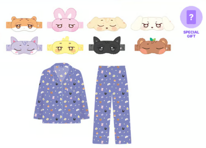 [Pre-Order] Ateez X Aniteez In Dreamland - Pajamas Set [Choose Member]