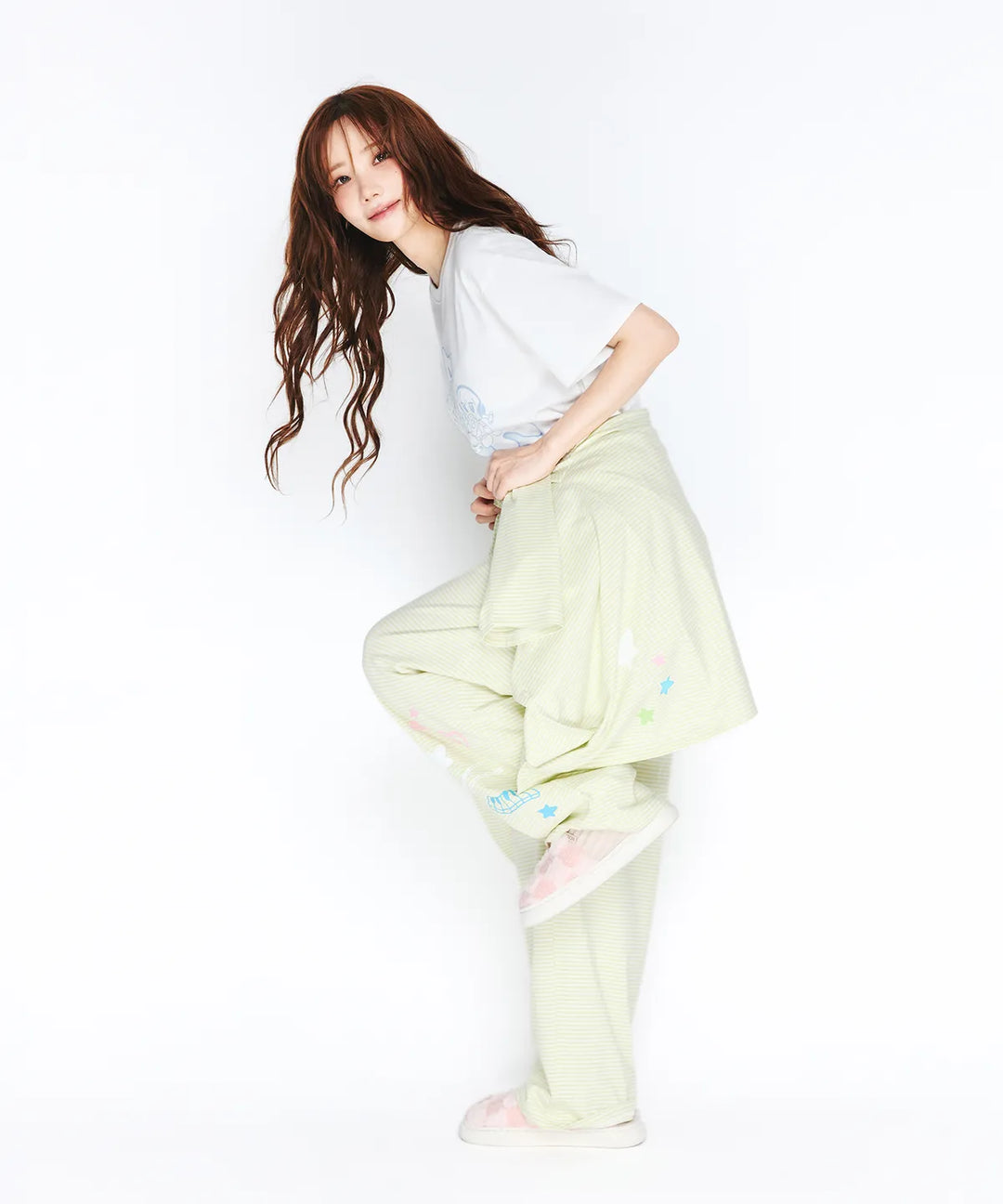 **QWER -Ames-Worldwide QWER PAJAMAS SET GREEN