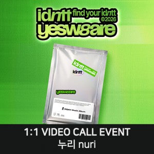 [Hallyu4U - Fansign] (2/13) Kpop2gether - IDNTT "Yesweare" [1:1 Video Call Event] (Objekt Music Album Ver.)