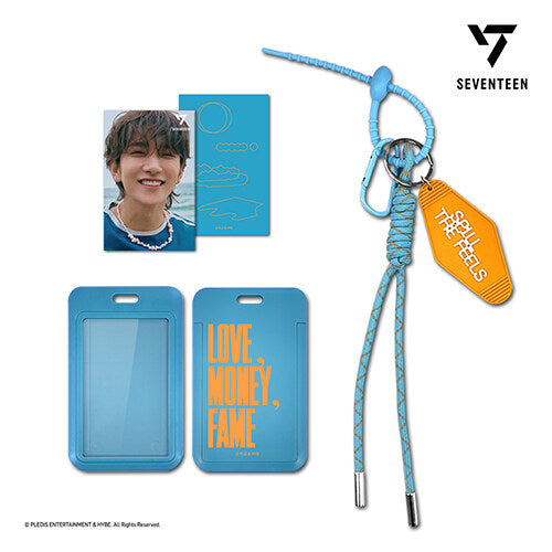 [Pre-Order] Seventeen "SPILL THE FEELS" - 3D lenticular mini card & card holder set Official MD choose member)**