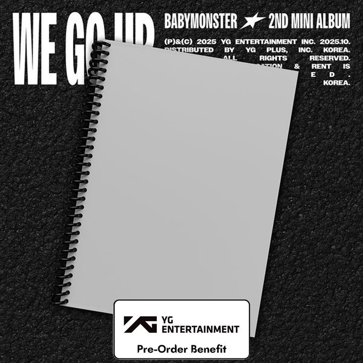 [Pre-Order] BABYMONSTER  -2nd MINI ALBUM [WE GO UP] +Pre-Order Benefit (GO Ver.) (2)