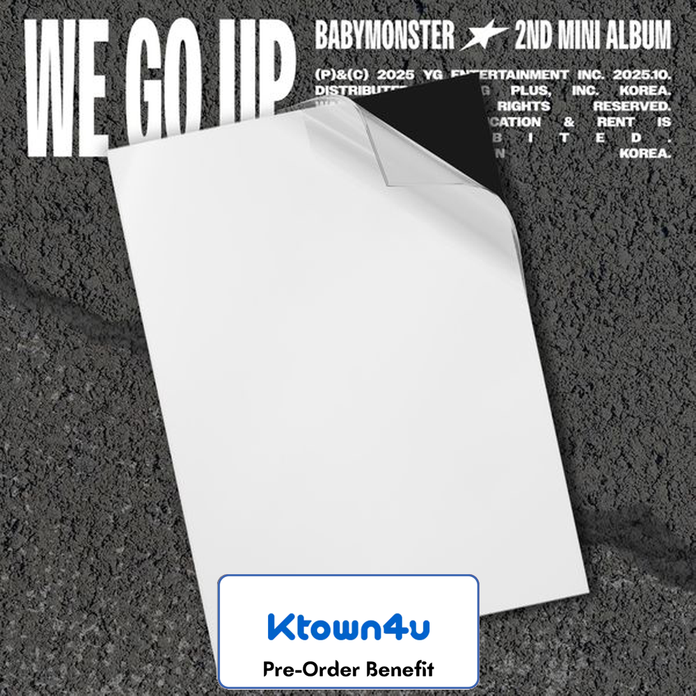 [Pre-Order] BABYMONSTER  -2nd MINI ALBUM [WE GO UP] +Pre-Order Benefit (WE Ver.) (2)
