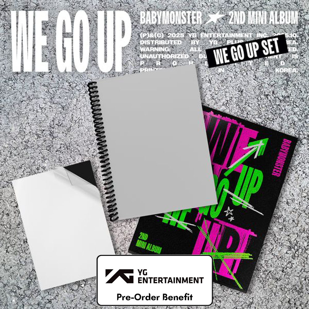 [Pre-Order] BABYMONSTER  -2nd MINI ALBUM [WE GO UP] (WE GO UP SET) +Pre-Order Benefit (2)