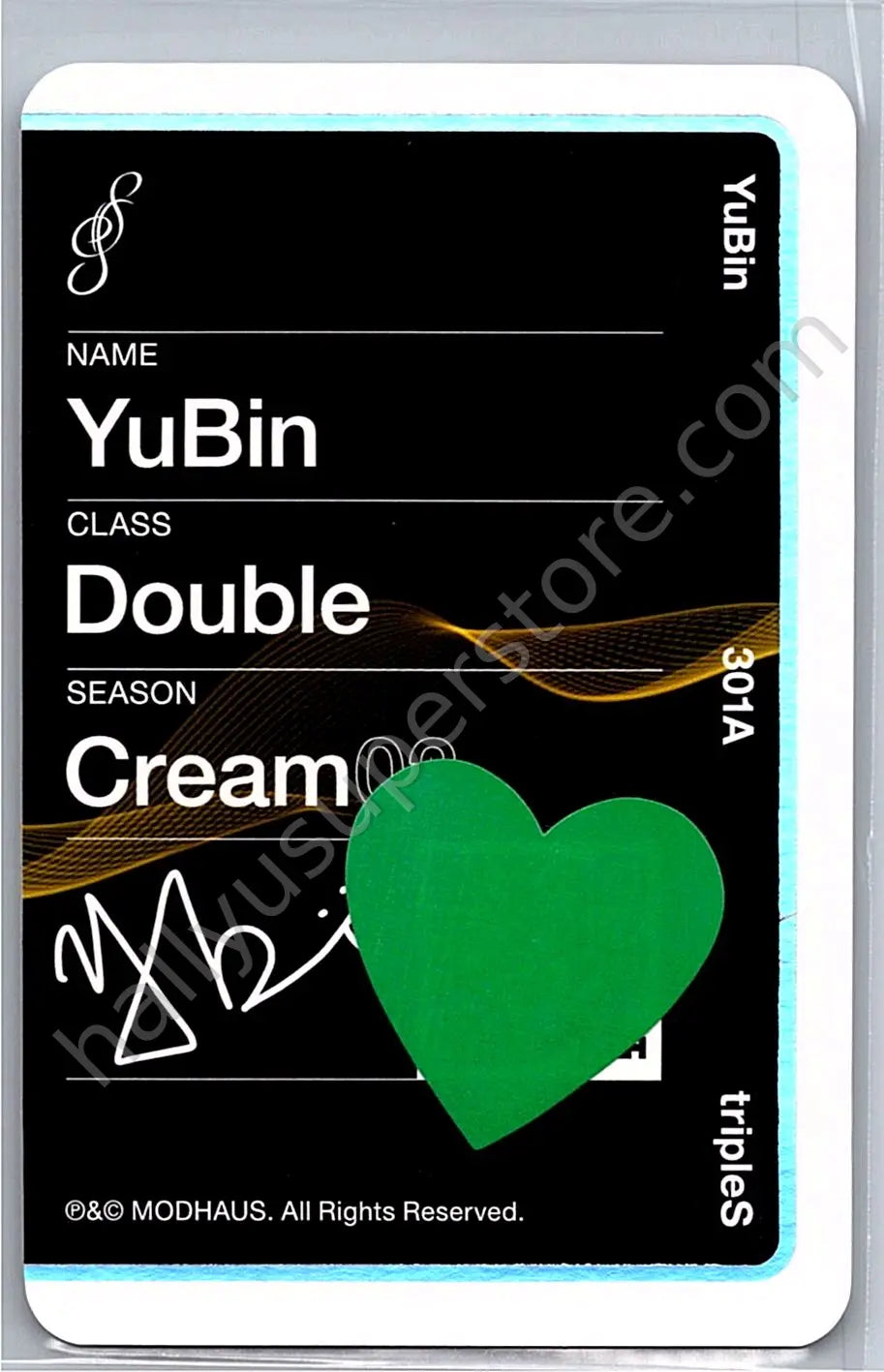 tripleS - Yubin - (UNSCANNED) LOVE&POP pt.1 album photocard objekt
