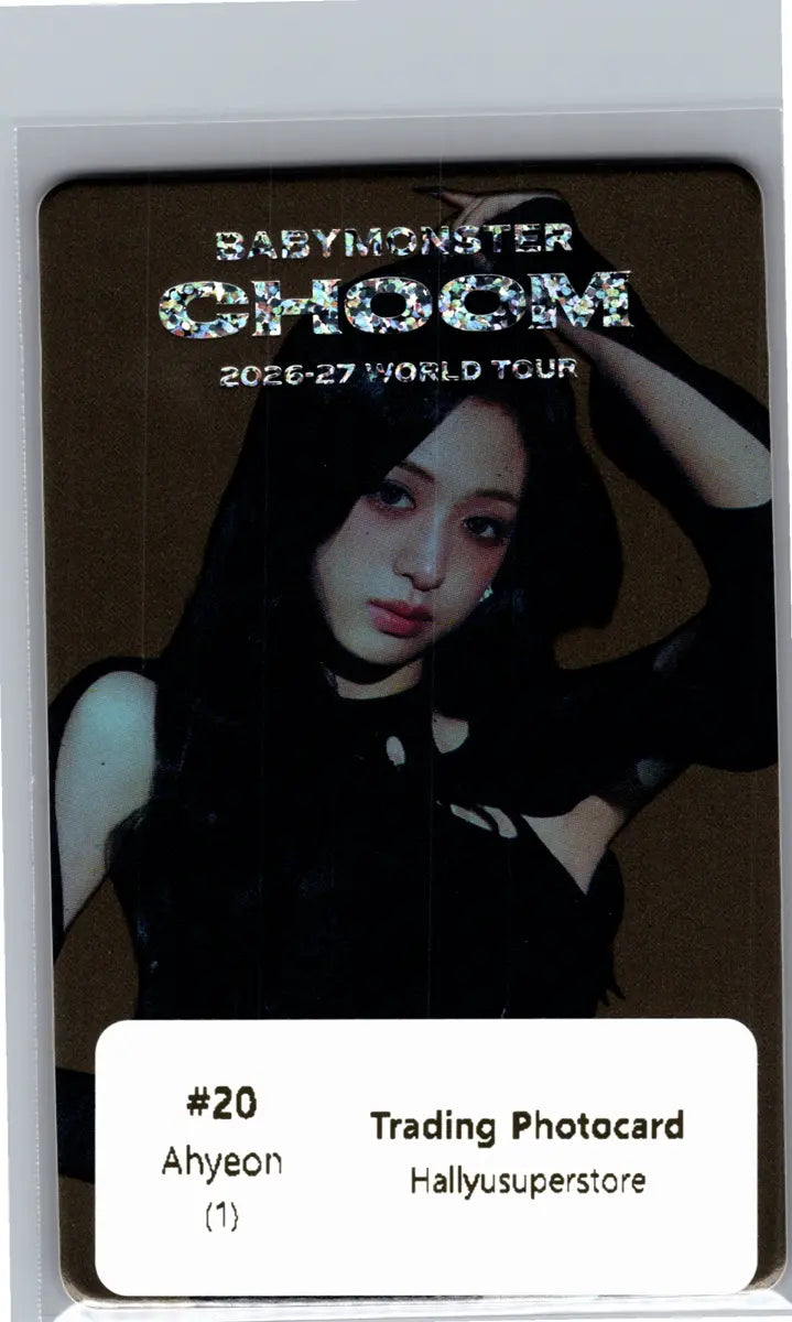 BABYMONSTER -"2026-27 BABYMONSTER WORLD TOUR" [CHOOM] Pop-Up Store Random Trading Photocard (2) [26.06.22]