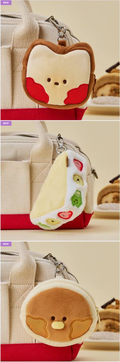 [Hallyu4U - Online Merch] LINE FRIENDS MININI Dessert Cafe Pouch