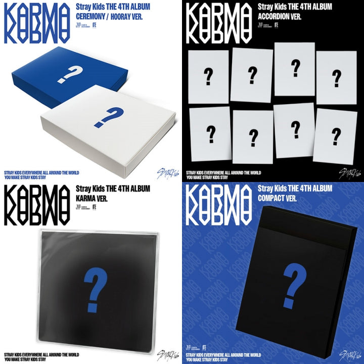 **[Pre-Order] Stray Kids - 4th Album "KARMA" [Version Choose] + Makestar Pre -Order Benefit