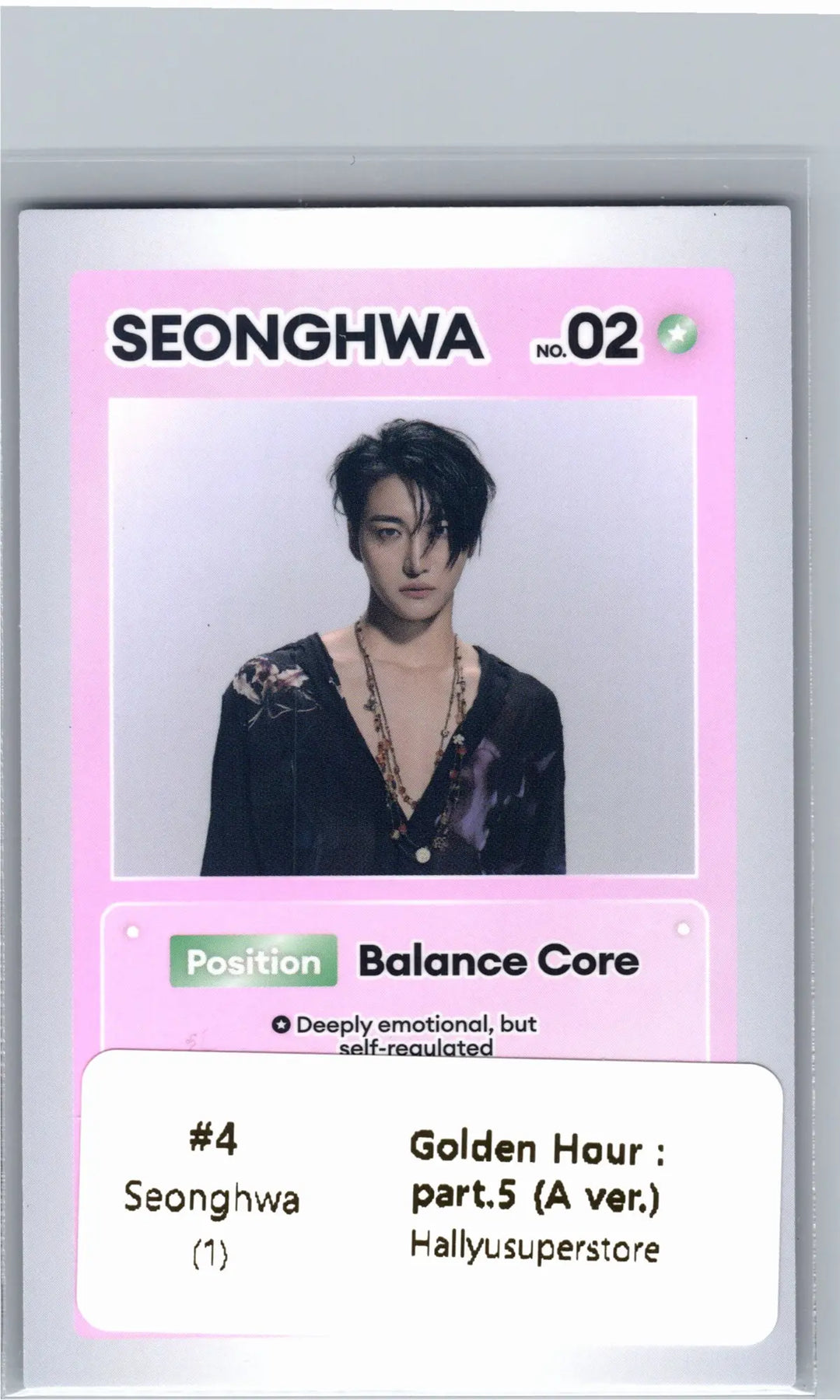 ATEEZ "GOLDEN HOUR : Part.5" - Official Photocard (A ver.) [26.06.26]