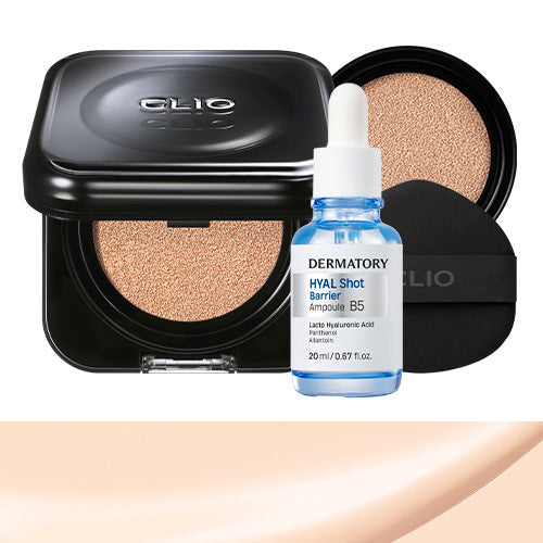 ** Clio Kill Cover Foundation Cushion Planning (+Dermatori Hyal Shot Ampoule 20ml + Refill 1P)