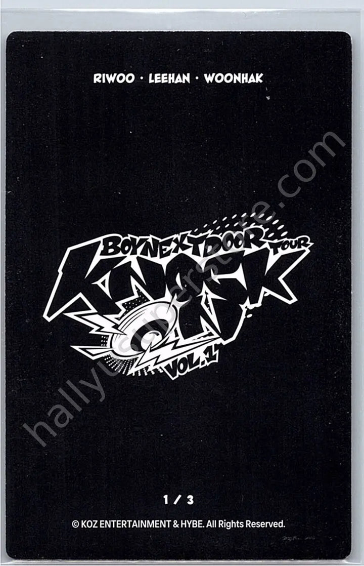 BOYNEXTDOOR - Unit - BOYNEXTDOOR - Riwoo - Knock On Vol.1