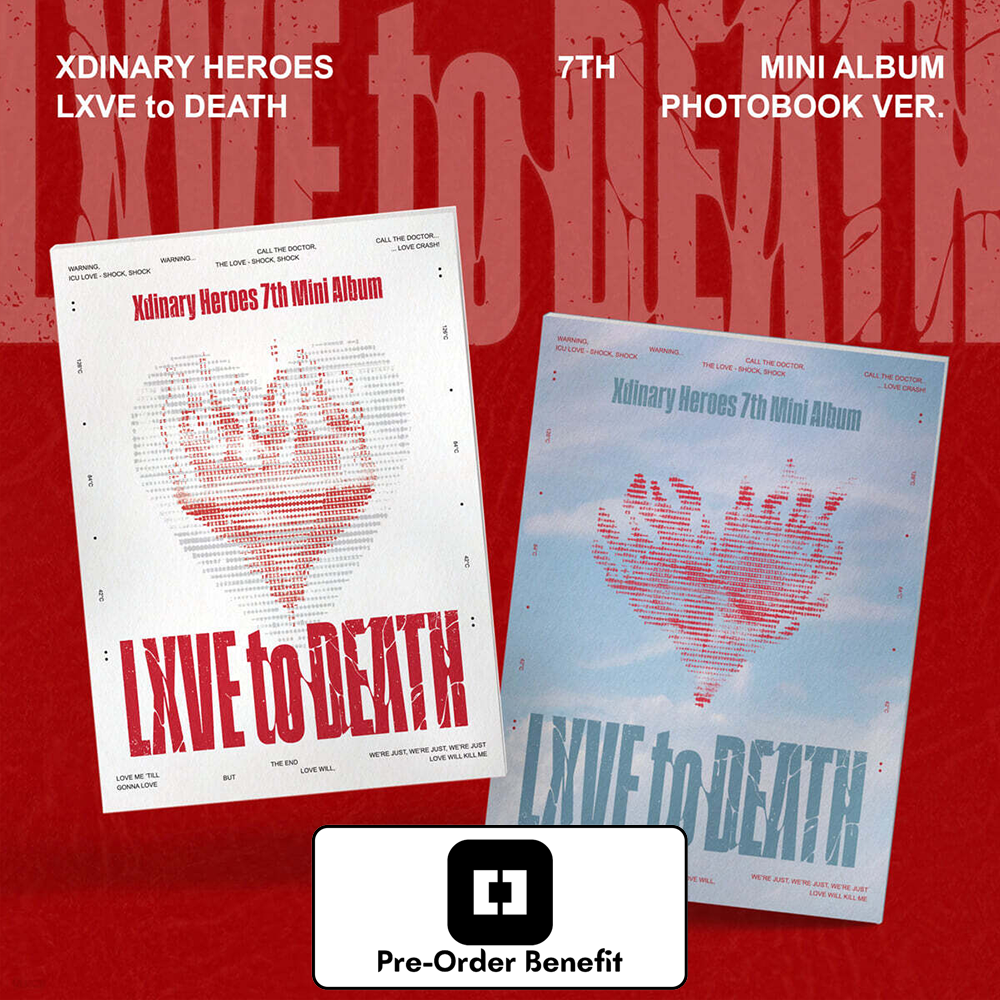 [Pre-Order] Xdinary Heroes - 7th Mini Album "LXVE to DEATH" [PhotobookVer.] +Pre-Order Benefit Photocard