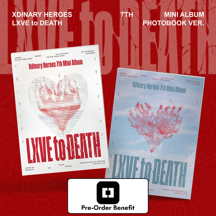 [Pre-Order] Xdinary Heroes - 7th Mini Album "LXVE to DEATH" [PhotobookVer.] +Pre-Order Benefit Photocard