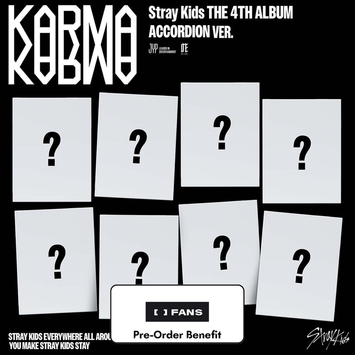 **[Pre-Order] Stray Kids - 4th Album "KARMA" [ACCORDION Ver.] +Pre -Order Benefit