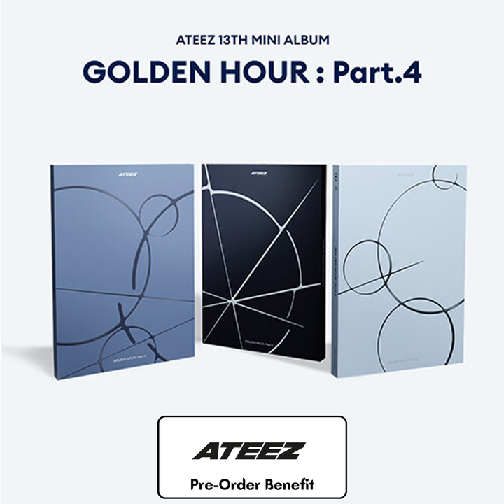 **[Pre-Order]  ATEEZ-GOLDEN HOUR : Part.4 Standard [A+Diary+Z Ver.] (Random/SET)