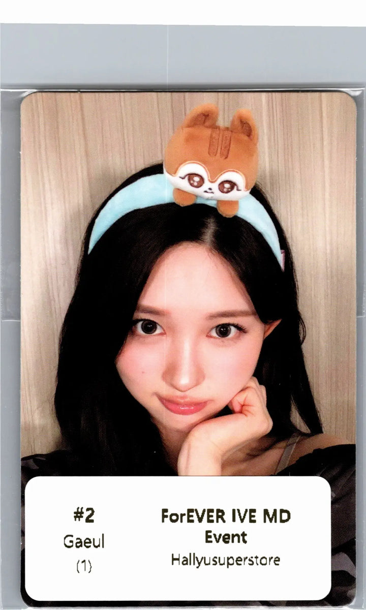 IVE - IVE COLLAB with EVERLAND <ForEVER IVE> POP-UP Store MD Event Photocard [26.07.02]