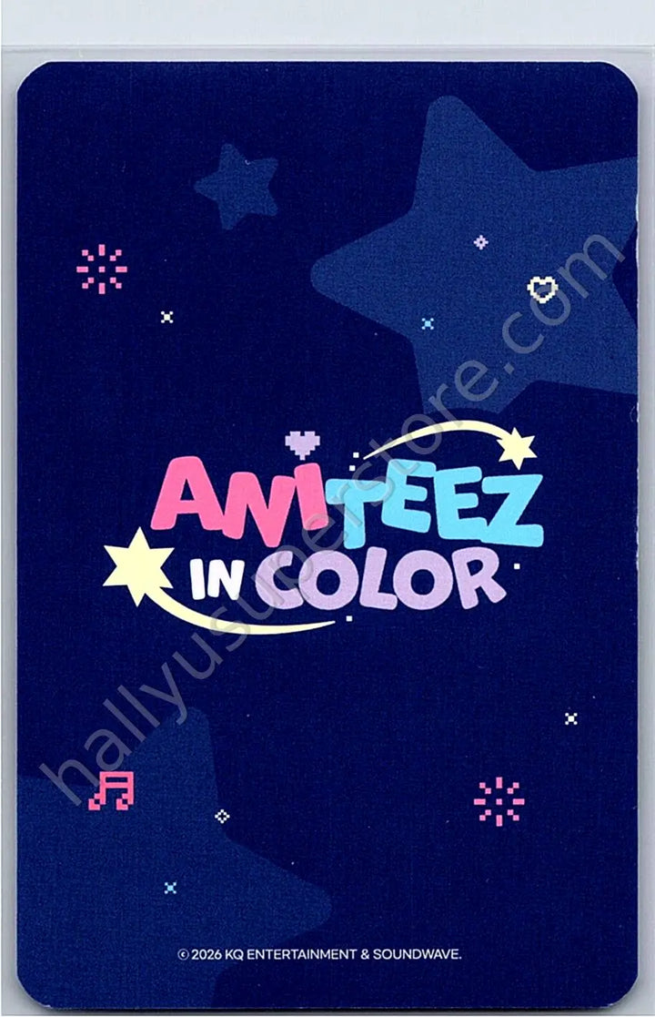 ATEEZ - Mingi - ANITEEZ IN COLOR trading card version 2