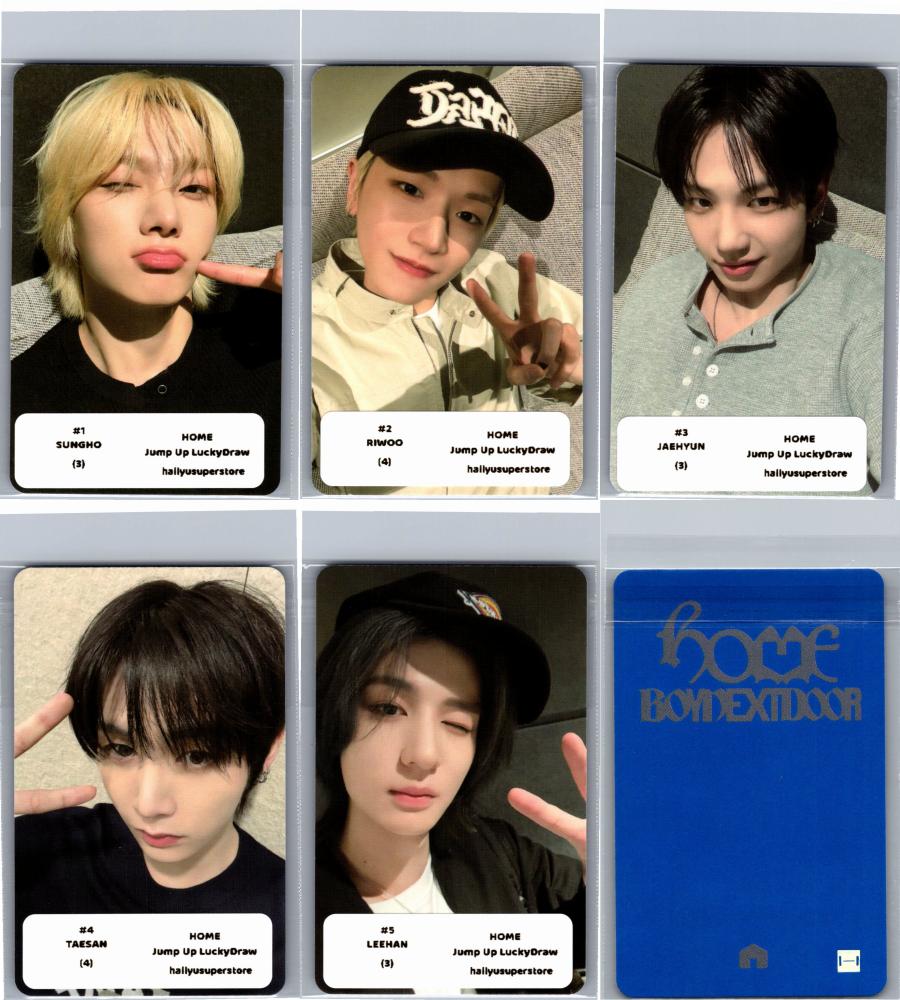 BOYNEXTDOOR "HOME" - Jump UP Lucky Draw Event Photocard [26.06.09]