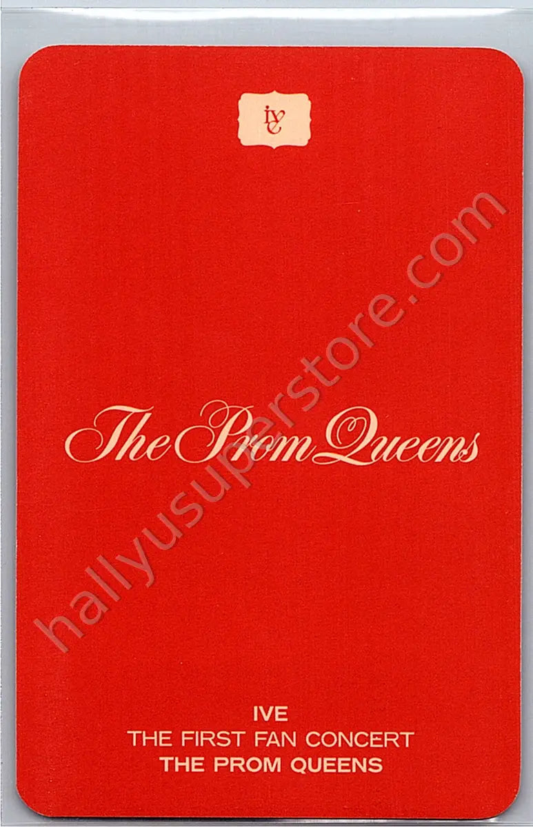 IVE - Liz - IVE - Liz - The Prom Queens: 1st Fan Concert Event trading card concept photocard