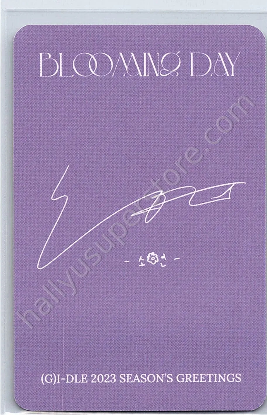 i-dle - Soyeon - 2023 Season’s Greetings [Blooming Day] photocard set season&
