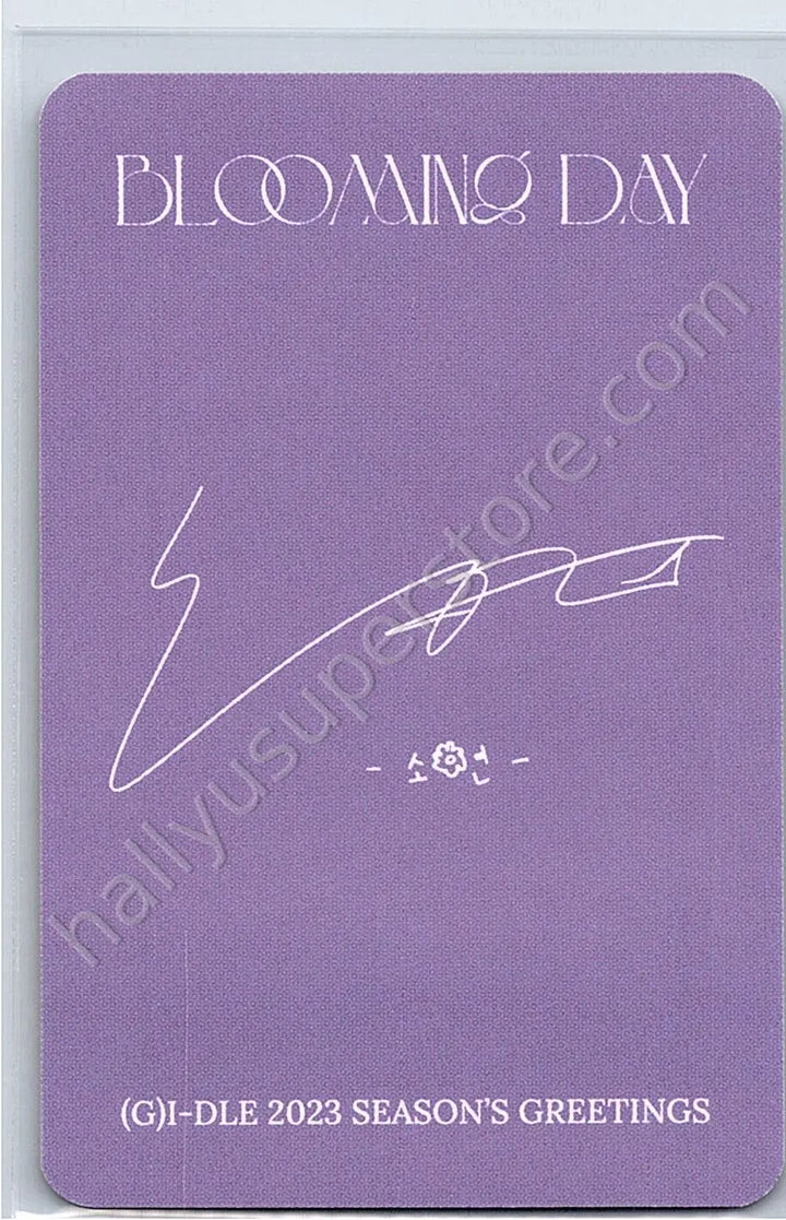 i-dle - Soyeon - 2023 Season’s Greetings [Blooming Day] photocard set season&