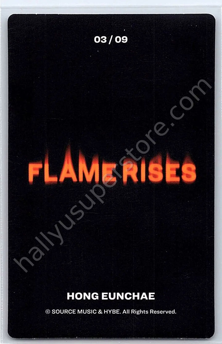 LE SSERAFIM - Hong Eunchae -  Flame Rises Tour (2023) Event mini photocard 3/9