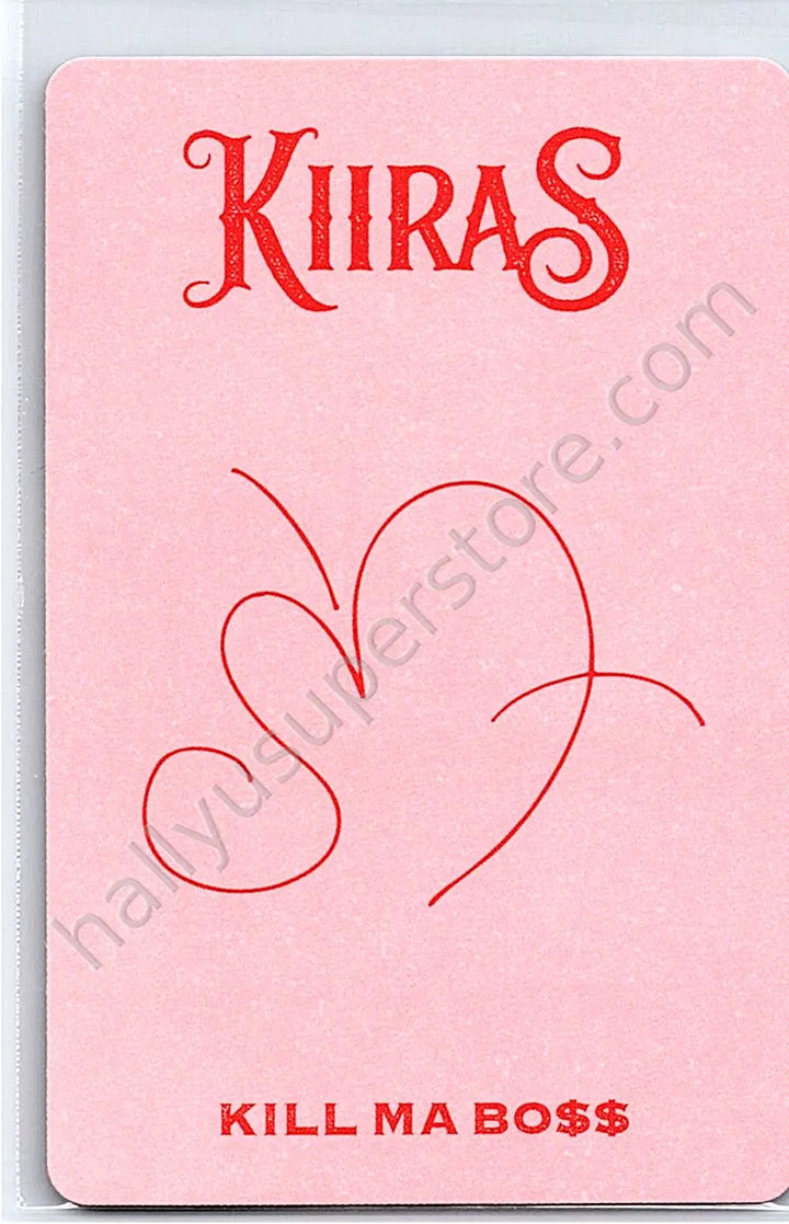 Kiiras - Harin - Kill Ma Bo$$ album photocard