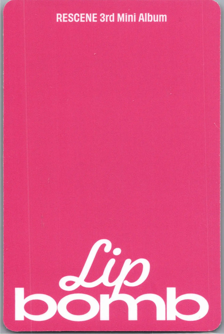 RESCENE "Lip bomb" - Official Photocard (QR)(Photocard Ver.) [26.07.24]