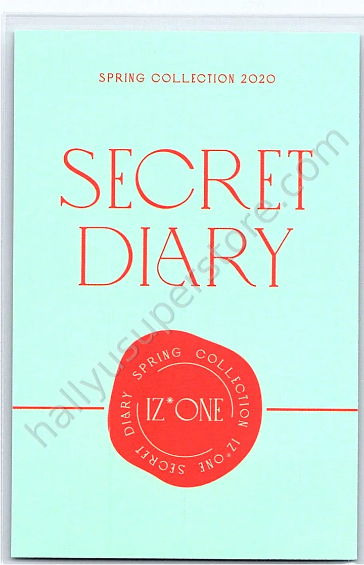 IZ*ONE - Kim Chaewon - IZ*ONE - Kim Chaewon - SPRING COLLECTION 2020 “SECRET DIARY” Other polaroid C version