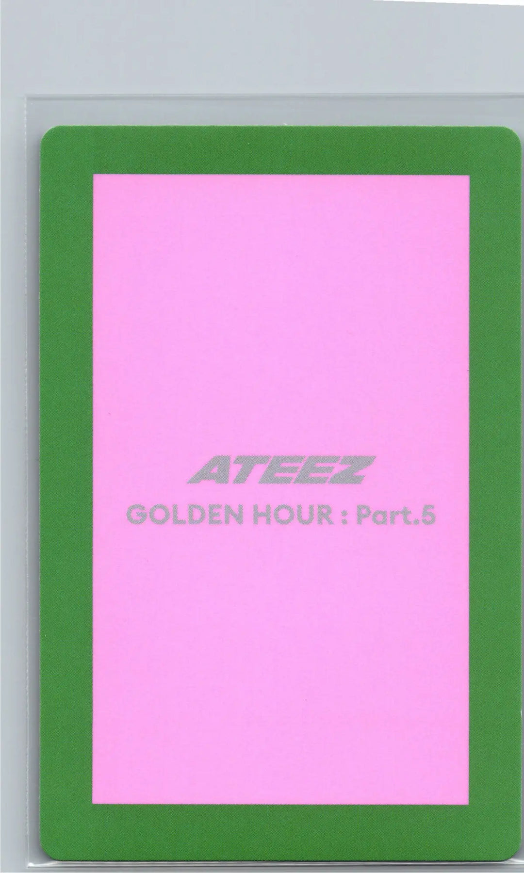 ATEEZ "GOLDEN HOUR : Part.5" - Official Photocard (Z ver.) [26.06.26]