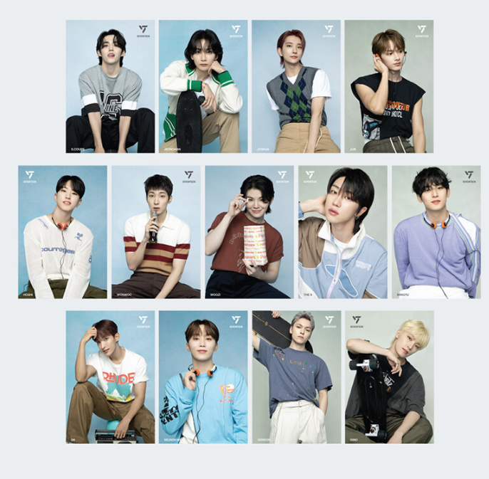 [Pre-Order] Seventeen "SPILL THE FEELS" - 3D lenticular postcard season 2**