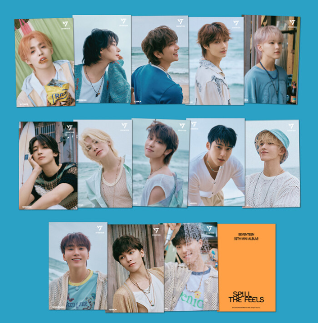 [Pre-Order] Seventeen "SPILL THE FEELS" - 3D lenticular postcard**