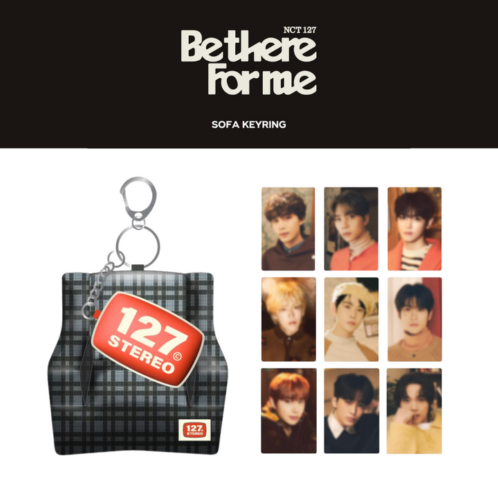 [Pre-Order] NCT 127 - "Be There For Me [Black]" Sofa Keyring (Choose Member)