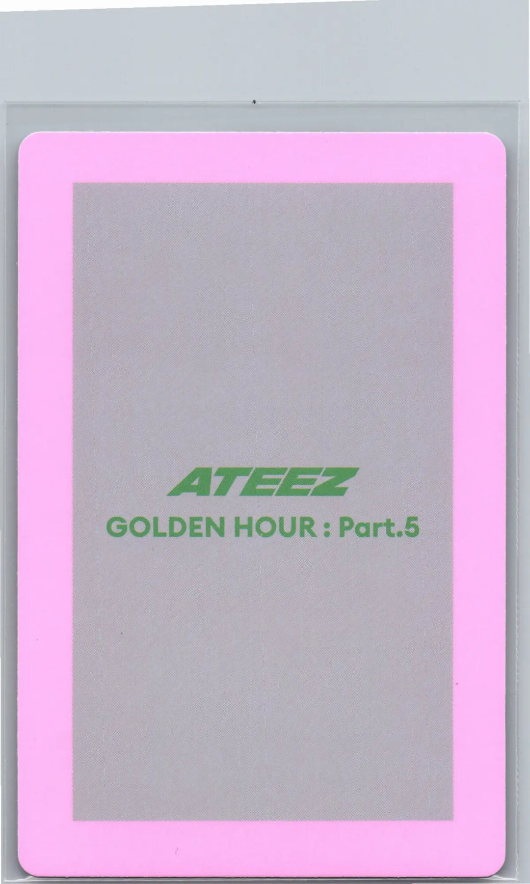 ATEEZ "GOLDEN HOUR : Part.5" - Official Photocard (A ver.) [26.06.26]