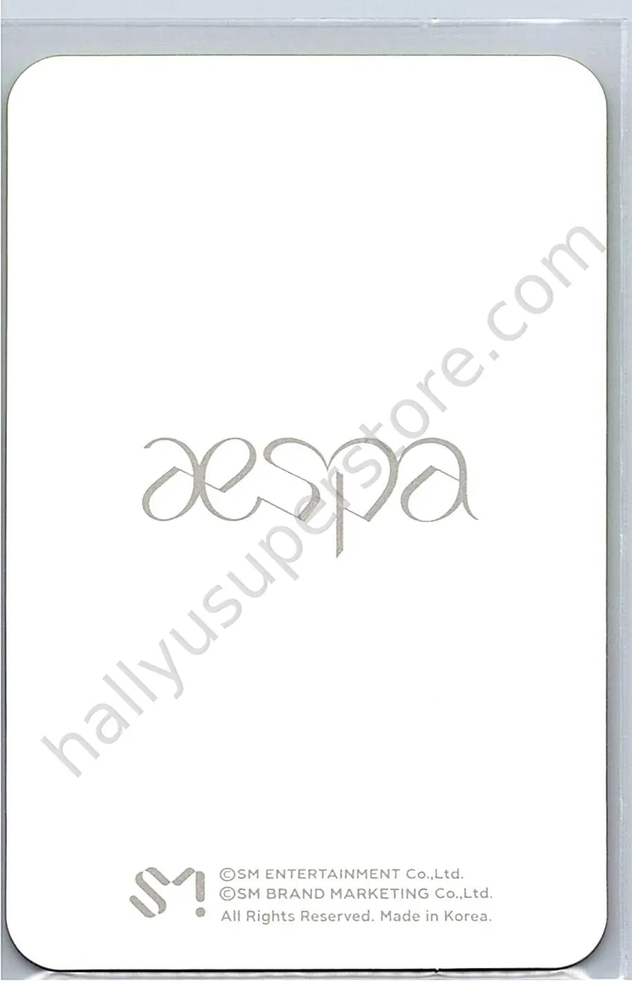 aespa - Karina - Black Mamba (Debut Single) lenticular merch photocard
