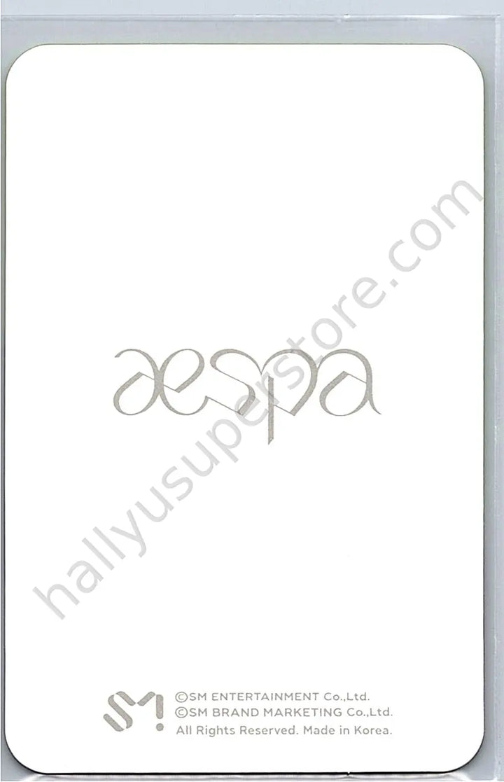 aespa - Karina - Black Mamba (Debut Single) lenticular merch photocard
