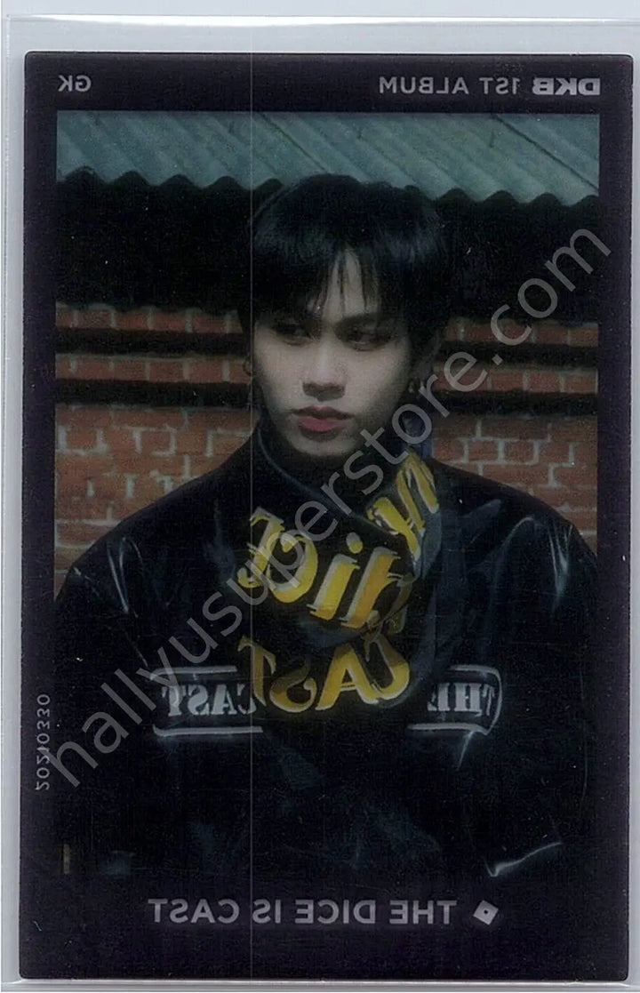 DKB - GK - The Dice Is Cast Album album photocard clear (translucent)