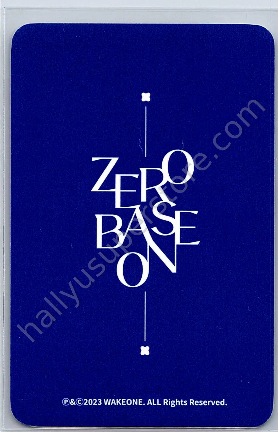 ZEROBASEONE - Hanbin - The Moving Seoul Pop-up Store blue version L holder photocard set