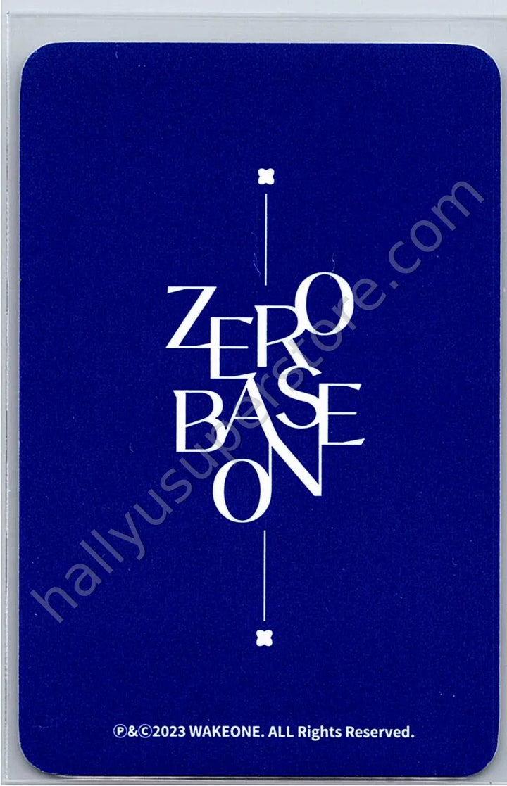 ZEROBASEONE - Hanbin - The Moving Seoul Pop-up Store blue version L holder photocard set