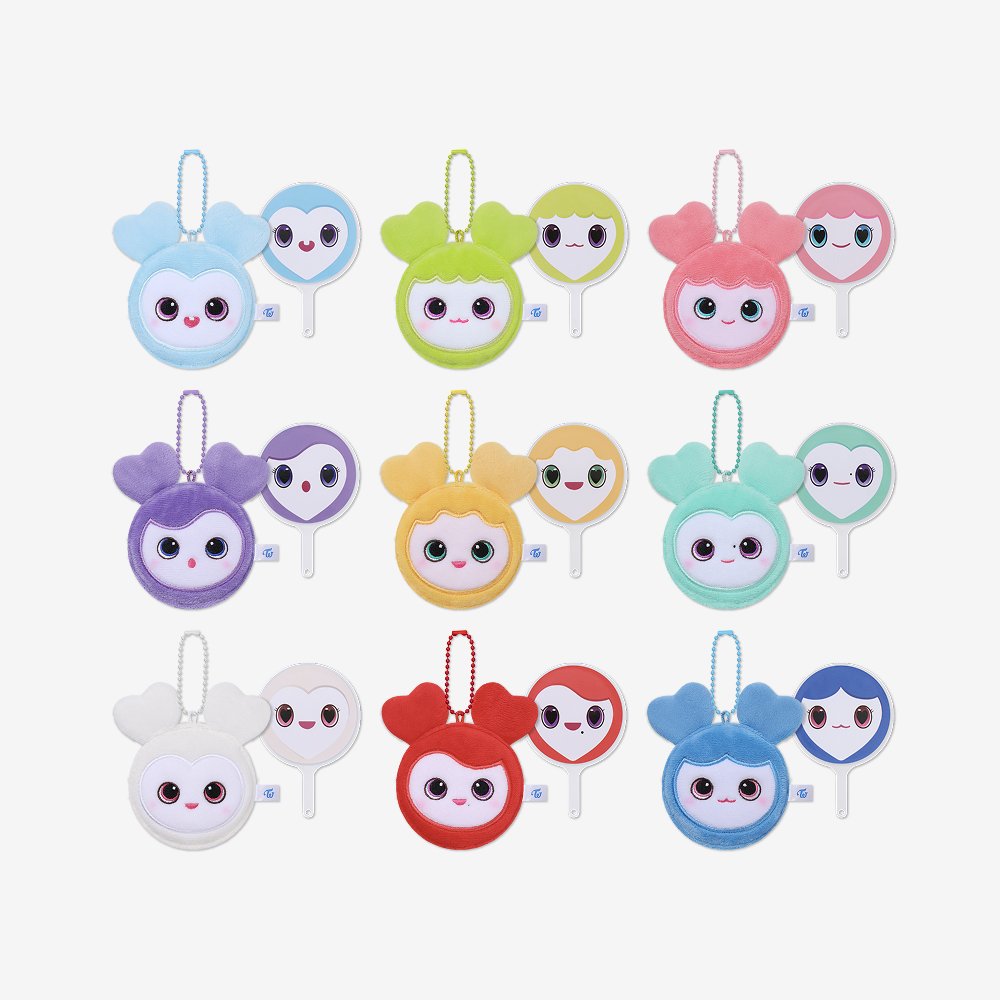 [TWICE] LOVELY PLUSH MINI PICKET KEYRING  - 2026 TWICE THIS IS FOR WORLD TOUR FINALE in SEOUL
