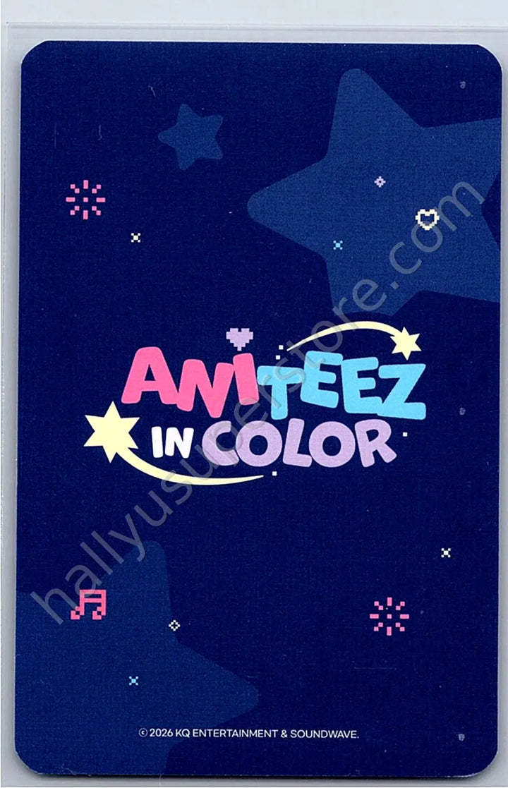 ATEEZ - Hongjoong - ANITEEZ IN COLOR trading card version 2