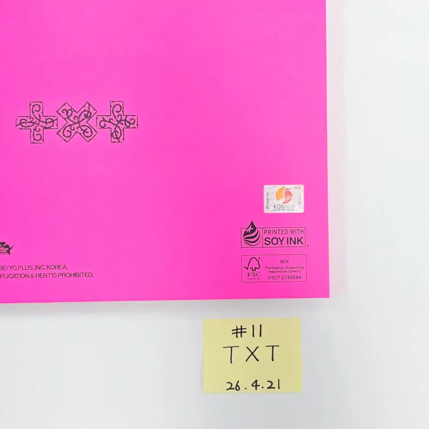 TXT "7TH YEAR: 가시덤불에 잠시 바람이 멈췄을 때 " - Hand Autographed(Signed) Promo Album (1) [26.04.21]