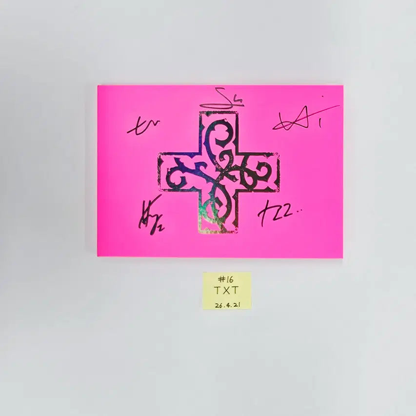 TXT "7TH YEAR: 가시덤불에 잠시 바람이 멈췄을 때 " - Hand Autographed(Signed) Promo Album (2) [26.04.21]