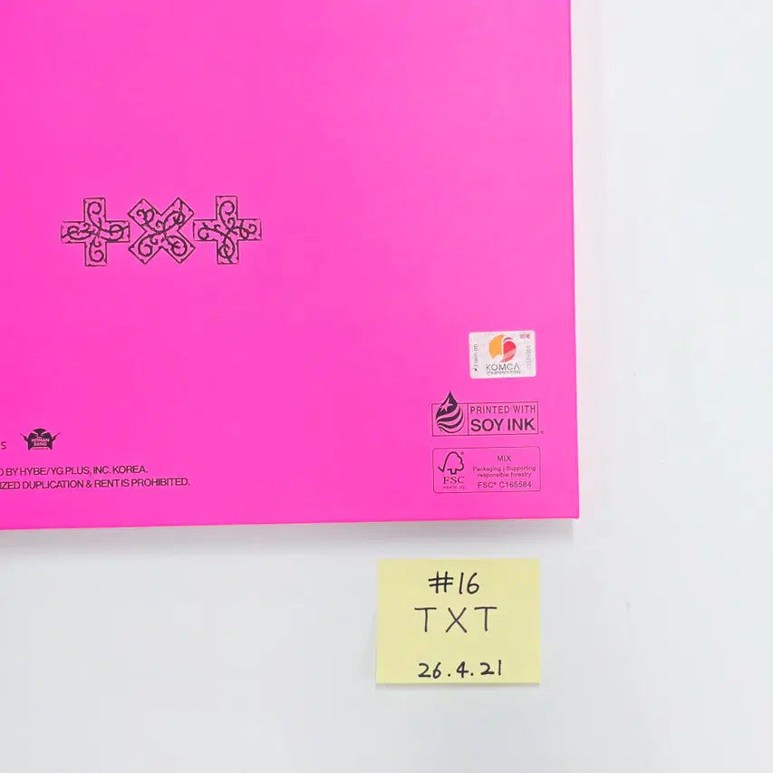 TXT "7TH YEAR: 가시덤불에 잠시 바람이 멈췄을 때 " - Hand Autographed(Signed) Promo Album (2) [26.04.21]