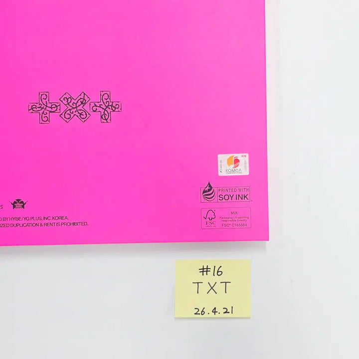 TXT "7TH YEAR: 가시덤불에 잠시 바람이 멈췄을 때 " - Hand Autographed(Signed) Promo Album (2) [26.04.21]