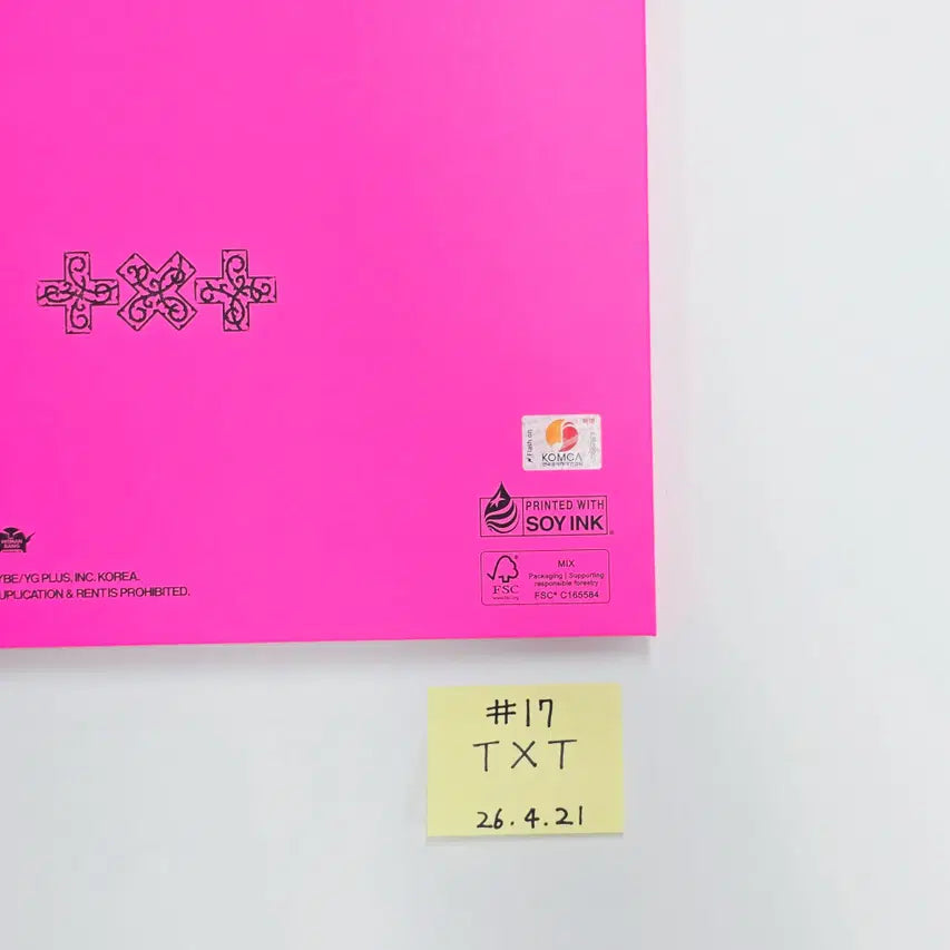 TXT "7TH YEAR: 가시덤불에 잠시 바람이 멈췄을 때 " - Hand Autographed(Signed) Promo Album (2) [26.04.21]
