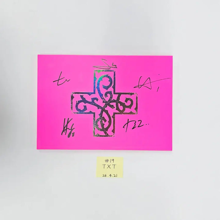 TXT "7TH YEAR: 가시덤불에 잠시 바람이 멈췄을 때 " - Hand Autographed(Signed) Promo Album (2) [26.04.21]