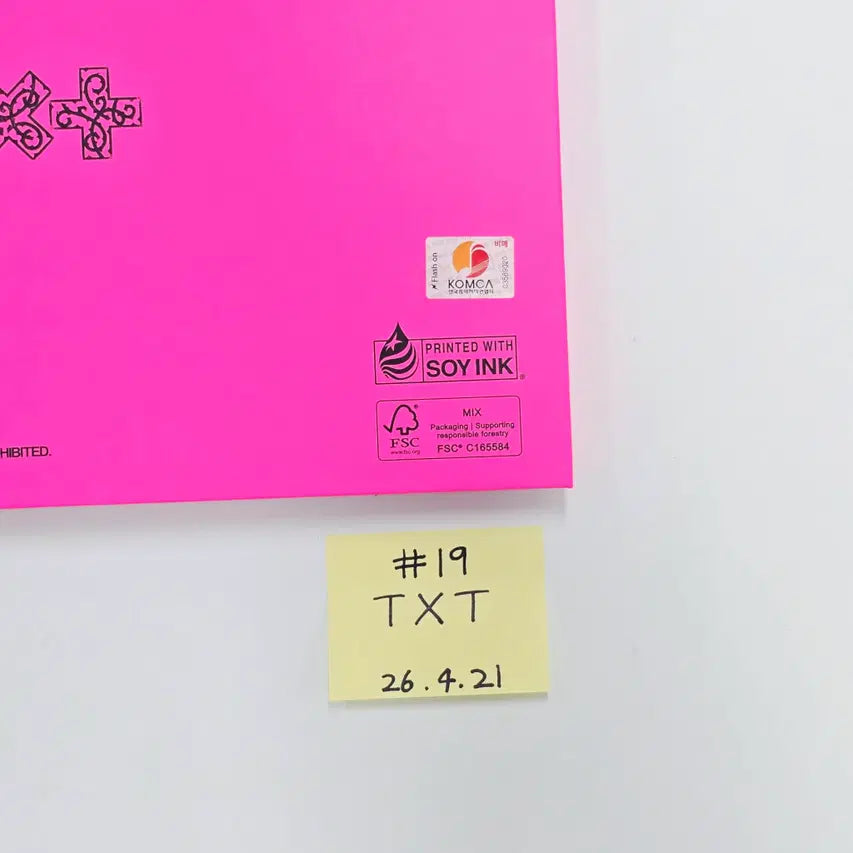 TXT "7TH YEAR: 가시덤불에 잠시 바람이 멈췄을 때 " - Hand Autographed(Signed) Promo Album (2) [26.04.21]